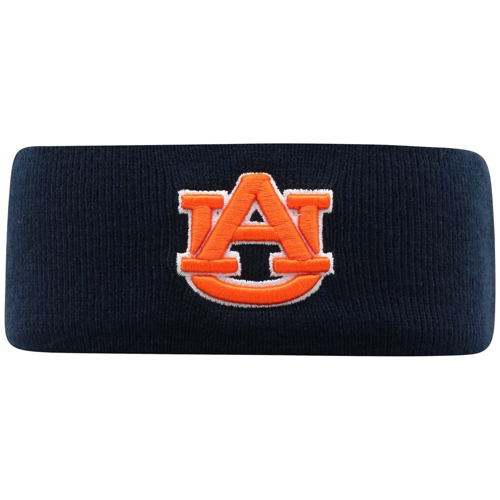Top of the World Mens Auburn Tigers Team Logo Knit Headband Navy Blue OSFM NEW